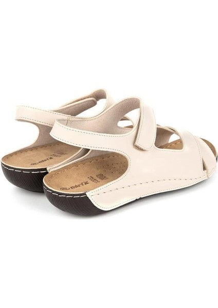 Flores 32240-002 Anatomik Taban Kadın Sandalet Bej 36-40 fırsatları