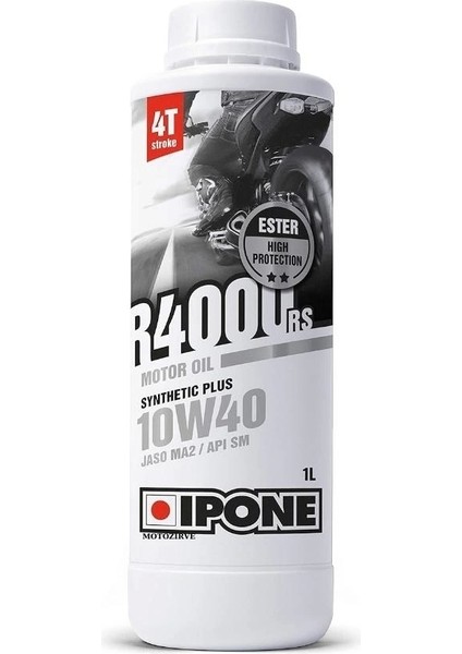 R4000 Rs 10W40 4t Sentetik Plus Performans Motor Yağı 1 Litre