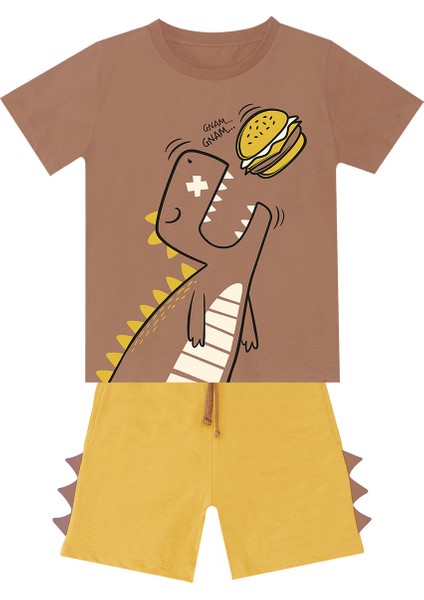 Oyuncu Dino Erkek Çocuk T-Shirt Şort Takım