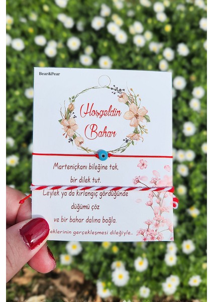 Marteniçka Bileklik Nazar Boncuğu Şans Bilekliği Seti