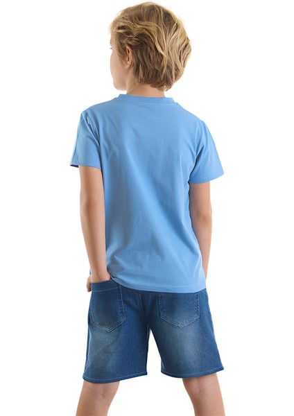 Let's Play Erkek Çocuk T-Shirt Denim Şort Takım fiyatları