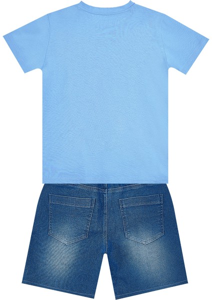 Let's Play Erkek Çocuk T-Shirt Denim Şort Takım fırsatları