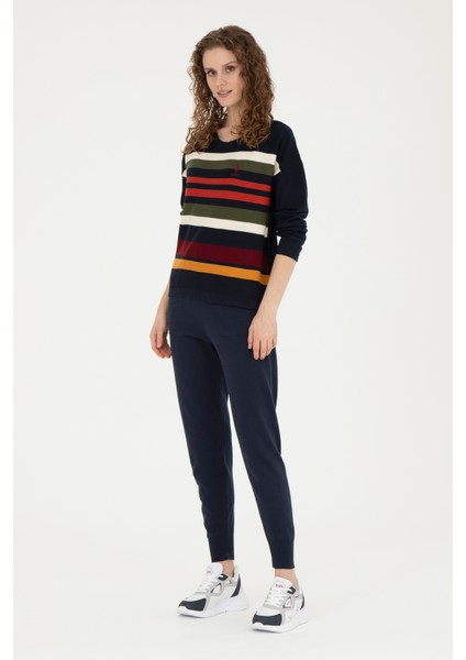 Kadın Lacivert Triko Pantolon 50276596-VR033 modelleri