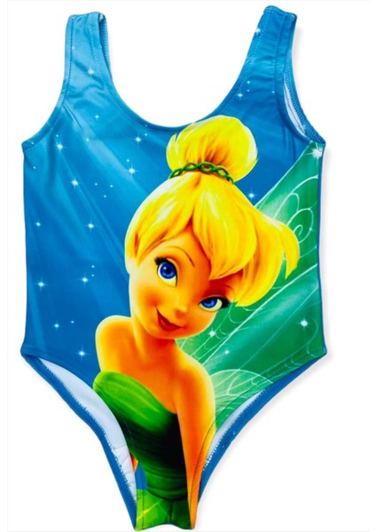 Kız Çocuk Kanatlı Kahraman Peri Thinkerbell Baskılı Mayo Yeni Sezon fiyatları
