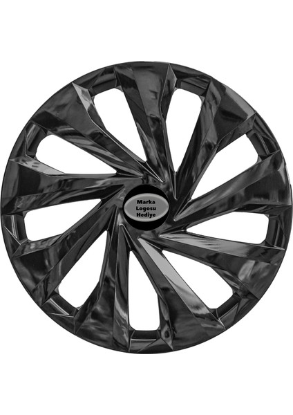 Renault Clio 15 Inç Jant Kapağı Amblemli Piano Black 1 Adet 217
