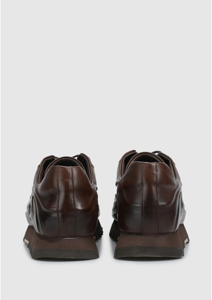 Kahve Deri Erkek Sneaker fırsatları