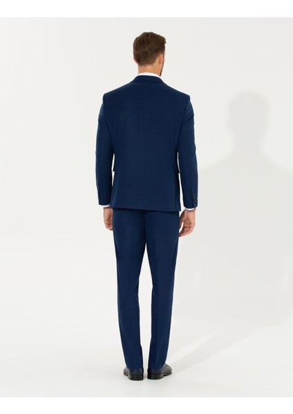 Erkek Açık Lacivert Slim Fit Takım Elbise 50260093-VR059 indirimleri