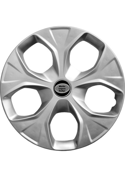 Opel Astra J 15 Inç Jant Kapağı Amblemli Gri 4'lü Takım 113