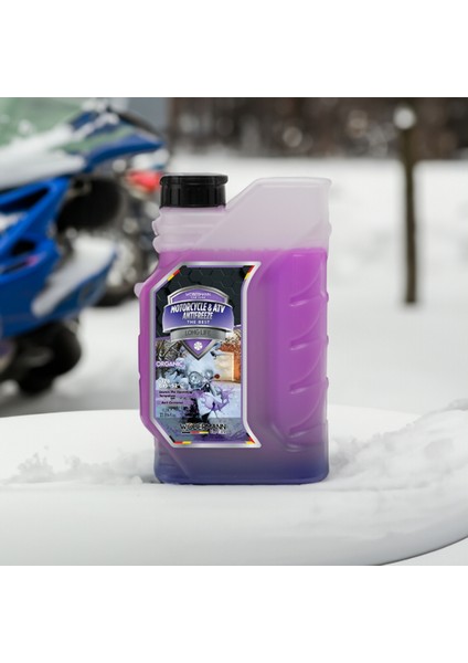 Motorsiklet ve Atv Antifrizi Mor 4 Mevsim Organik G13 -52°c +128°C 1 Lt.