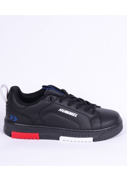 900238-2001 Acne Deri Termo Taban Şevron Detay Günlük Siyah Unisex Spor Ayakkabı