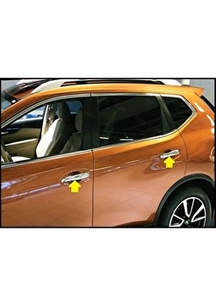 Ebal Oto Nissan X-Trail Krom Kapı Kolu 4 Kapı 2014 Üzeri P. Çelik Sensörlü