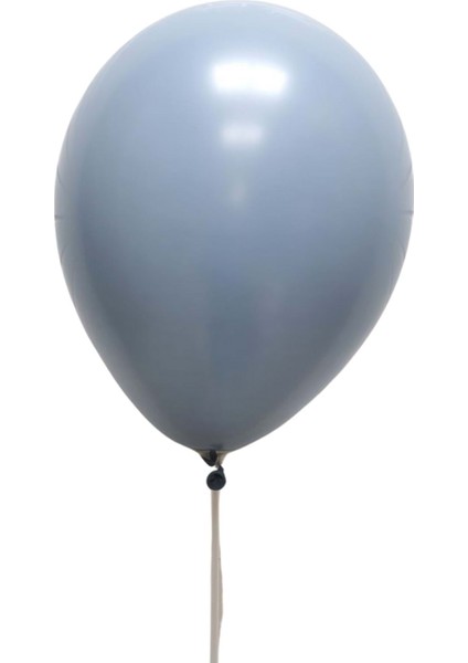 12 inç Fırtına Mavisi renk 10 lu Retro Dekorasyon Balonu