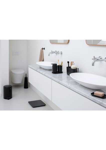 Evrekala Shop Sabunluk - Diş Fırçalık - Tepsi Banyo Seti 3 Parça New Series