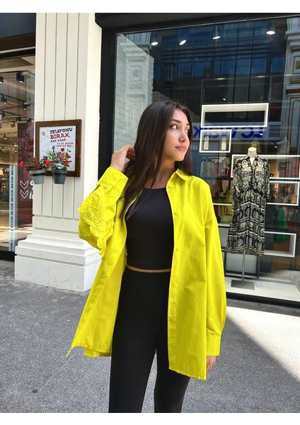 Fisto Detaylı Oversize Gömlek fiyatları