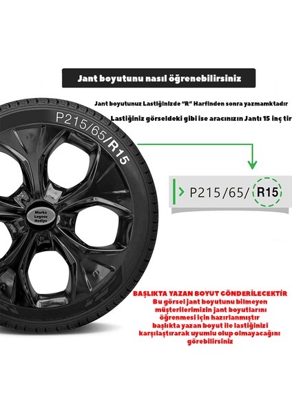 Renault R 19 14 Inç Jant Kapağı Amblemli Piano Black 1 Adet 211