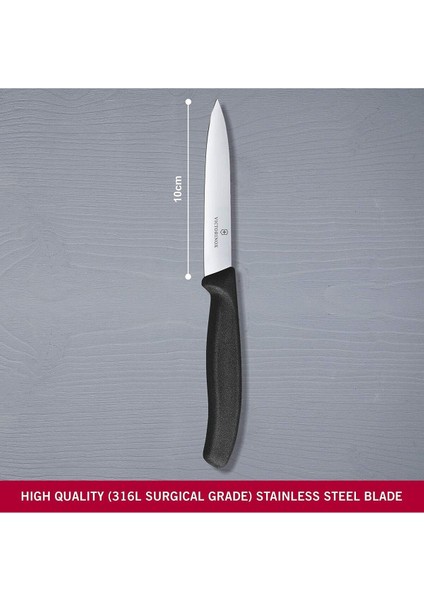 Evrekala Shop Büyük Bıçak Seti Victorinox Masa Yemek Takımı 10'lu Set -Yetkili Satıcı EVREKALA-10CM