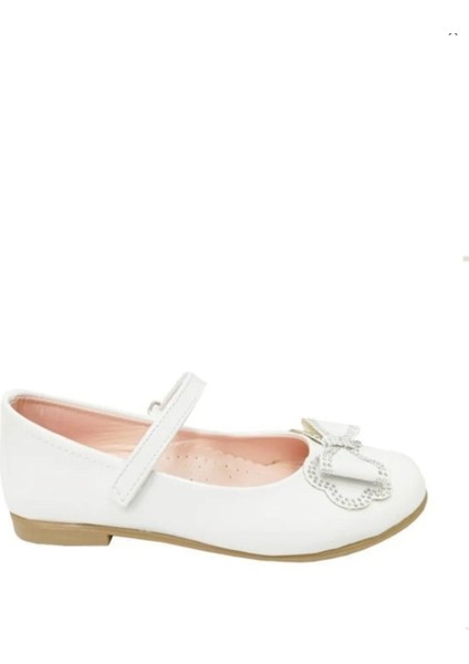 Iremsu Tam Ortopedik Kaymaz Kauçuk Taban Beyaz Babet 02 fiyatları