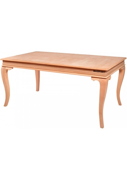 Scotia Rustik Ilaveli Masa 170 Lik Cilasız Ham