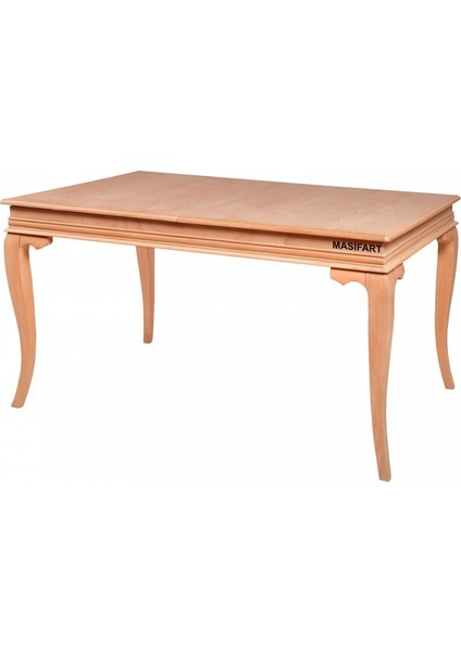 Pirmin Rustik Ilaveli Masa 140 Lık Cilasız Ham