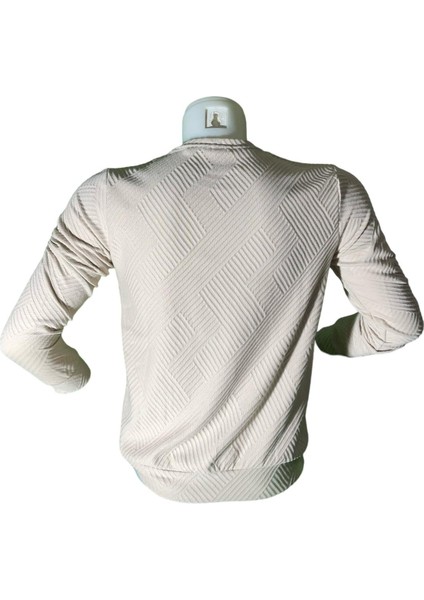 Önü Yazılı Erkek Bisiklet Yaka Kazak fiyatları