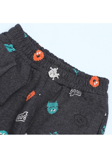 Erkek Çocuk Şardonlu Pijama Takım - 11540 - Antrasit modelleri