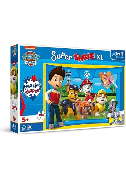 PUZZLE-50016 Paw Patrol 104 Parça Xl