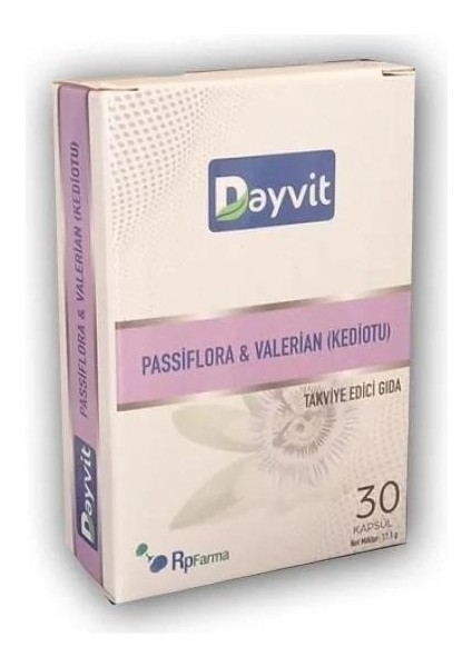 Passiflora Valerian Kediotu 30 Kapsül