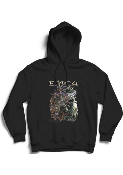 Epica, Swords, Rock Metal Kapüşonlu Sweatshirt Hoodie