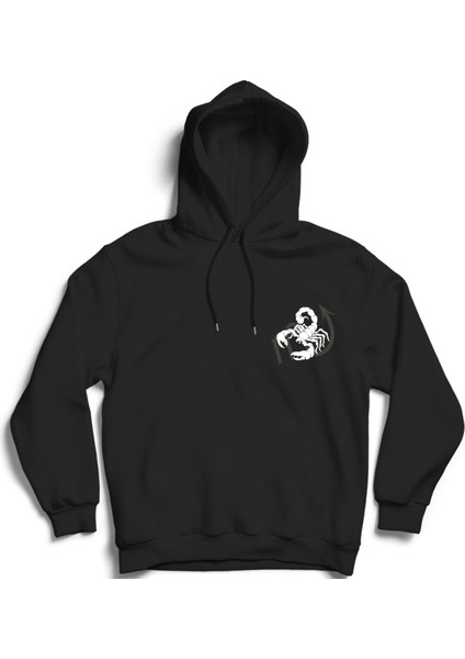 Akrep Burcu, Scorpio, Logo, Astroloji, Burç, Astrology, Zodiac Kapüşonlu Sweatshirt Hoodie