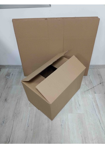 5 Adet 60X40X40 Dopel Koli Kutu Boş Karton Çeyiz Kolisi Eşya Taşıma Kolisi