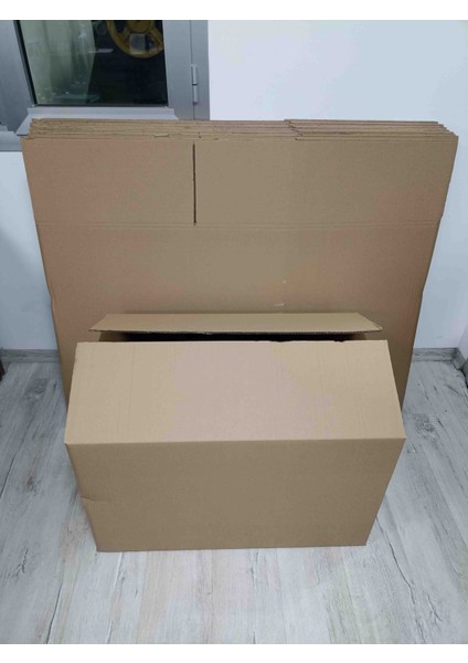5 Adet 60X40X40 Dopel Koli Kutu Boş Karton Çeyiz Kolisi Eşya Taşıma Kolisi