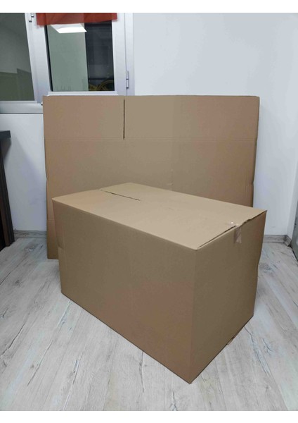 5 Adet 60X40X40 Dopel Koli Kutu Boş Karton Çeyiz Kolisi Eşya Taşıma Kolisi