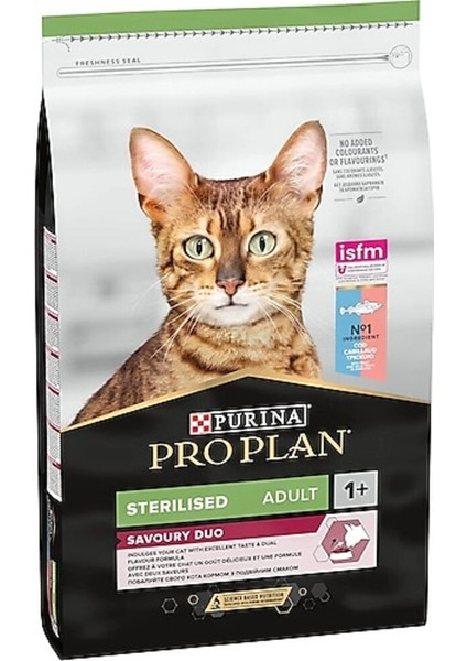 Pro Plan Proplan Kısırlaştırılmış Balıklı Kedi Maması 10 kg