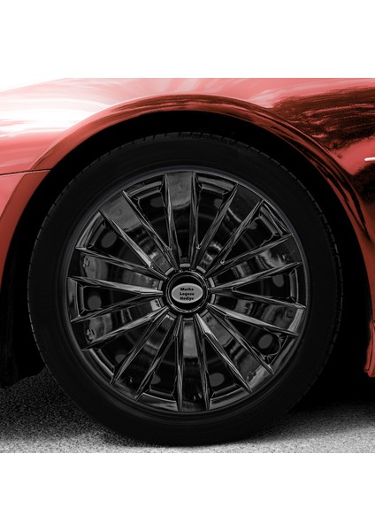 Ford Connect 16 Inç Jant Kapağı Amblemli Piano Black 1 Adet 213