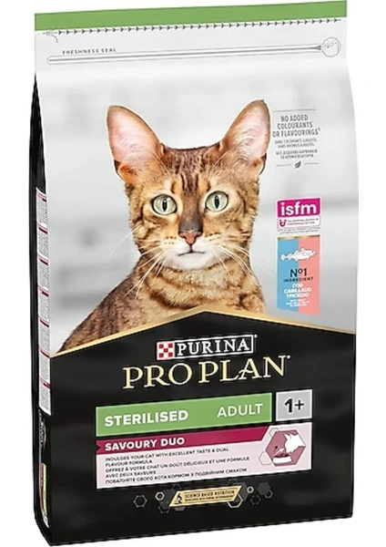 Pro Plan Proplan Sterilised Kısırlaştırılmış Morina ve Okyanus Balıklı Kedi Maması 10 kg