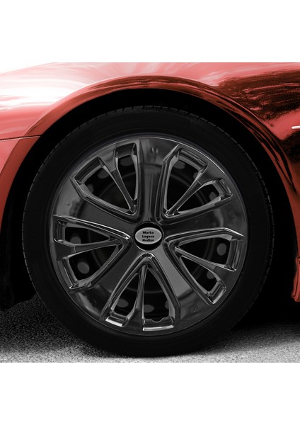 Kia Magentis 15 Inç Jant Kapağı Amblemli Piano Black 4'lü Takım 215