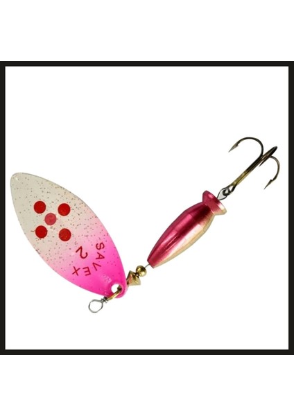 Uyguna-Yakala Beyaz/ Üst Pembe&kırmızı Noktalı No:2/16 gr Savex Alpha LONG-KAŞ.119