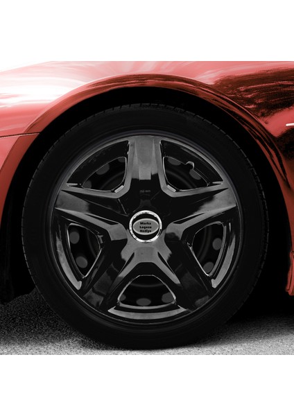 Ford Connect 15 Inç Jant Kapağı Amblemli Piano Black 4'lü Takım 202