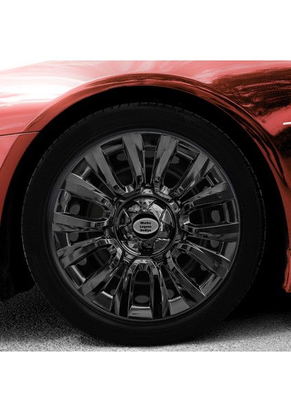 Fiat Idea 15 Inç Jant Kapağı Amblemli Piano Black 4'lü Takım 206