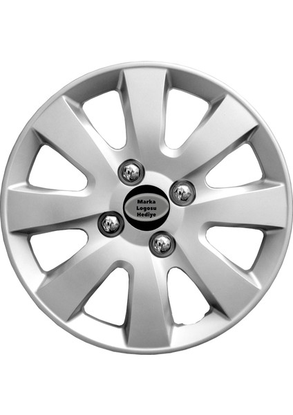 Fiat Linea 15 Inç Jant Kapağı Amblemli Gri 1 Adet 127