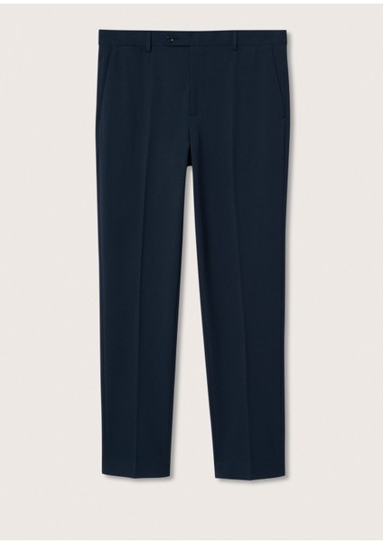 Slim Fit Mikro Yapı Takım Elbise Pantolonu