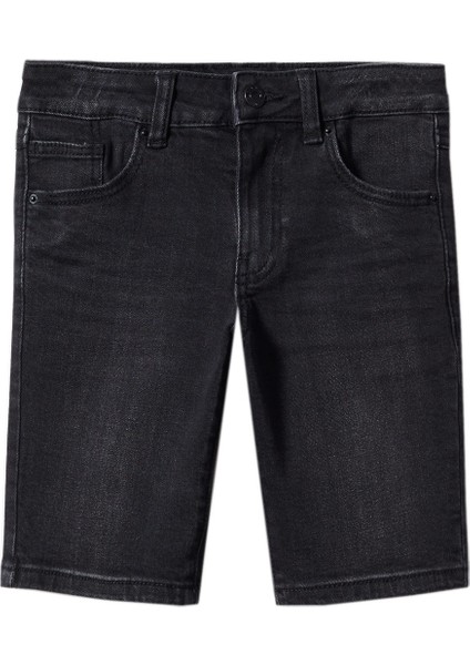 Mango Kids Pamuklu denim şort