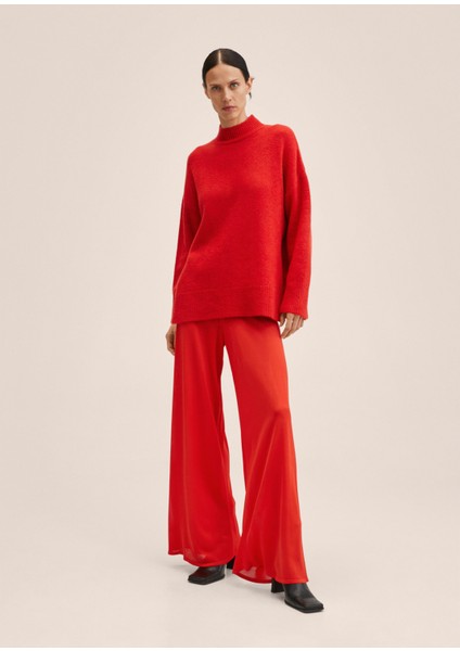 Örme Geniş Paça Pantolon fırsatları