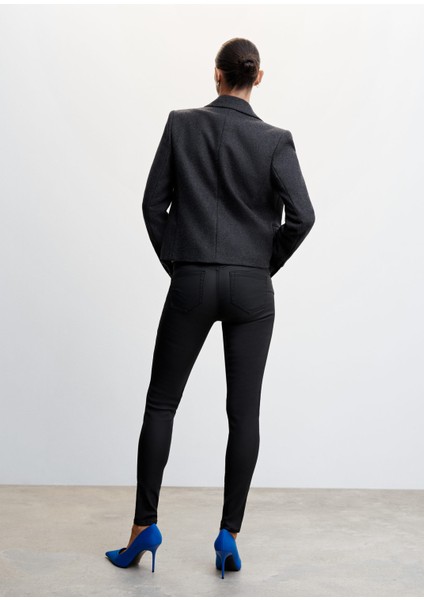 Dar push-up mumlu jean pantolon