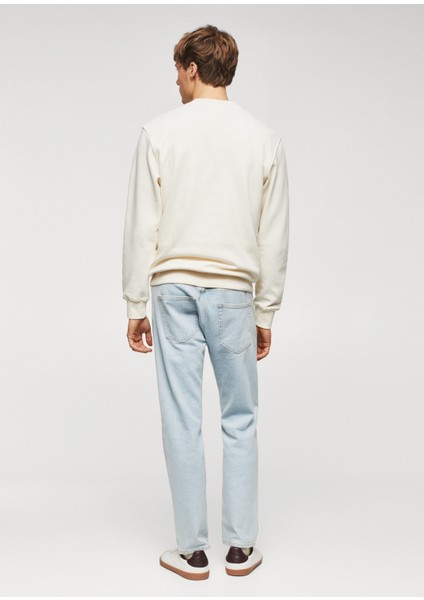 Mesajlı Pamuklu Sweatshirt