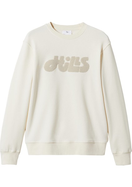 Mesajlı Pamuklu Sweatshirt
