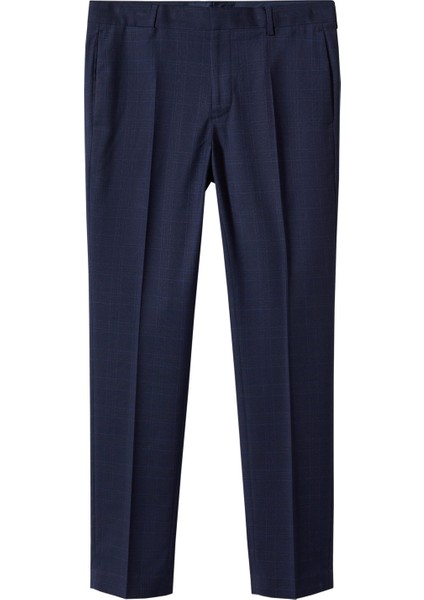 Süper Slim Fit Takım Elbise Pantolonu