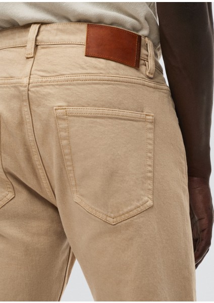 Man Ben Daralan Paçalı Kısa Jean