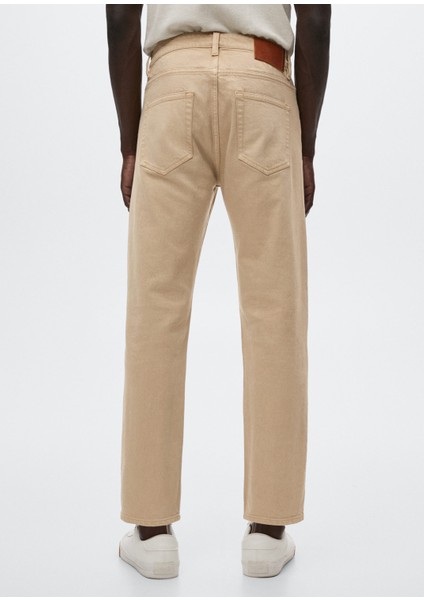 Man Ben Daralan Paçalı Kısa Jean