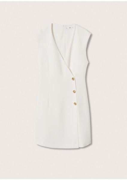 Düğmeli Sarılı Elbise indirimleri